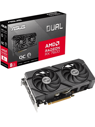 Tarjeta Gráfica ASUS Dual Radeon RX 7600 EVO OC Edition 8GB GDDR6