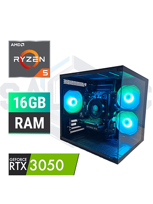 PC Gamer Ryzen 5 5500 + RTX 3050 (6GB) | 16GB RAM | SSD 480GB  | RGB Edition