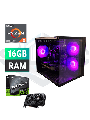 Pc Gamer Ryzen 5 5500 RTX 5060 8GB 16GB RAM SSD 480GB – Zenith Series