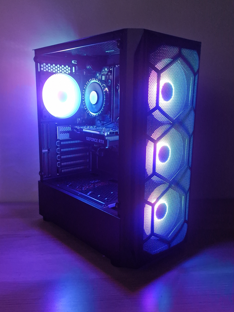 PC Gamer RTX 3050 6GB i3 12100 16GB RAM SSD480GB/1TB–ST Core 4