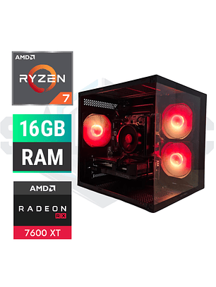 PC Gamer RX 7600 8GB Ryzen 7 5700 16GB RAM SSD480GB/1TB – ST Helix