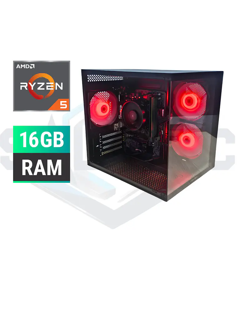 PC Gamer Ryzen 5 8500G AMD 740M 16GB/32GB RAM DDR5 SSD480GB – ST Core 1