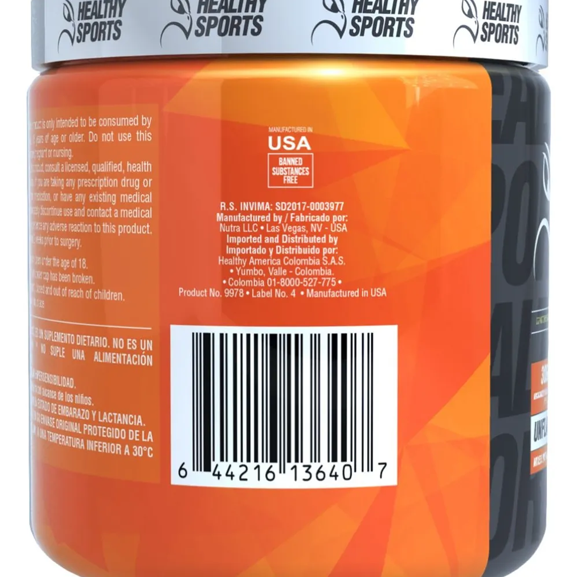 Creatina Monohidratada 3000 x 150g - Healthy Sports 3