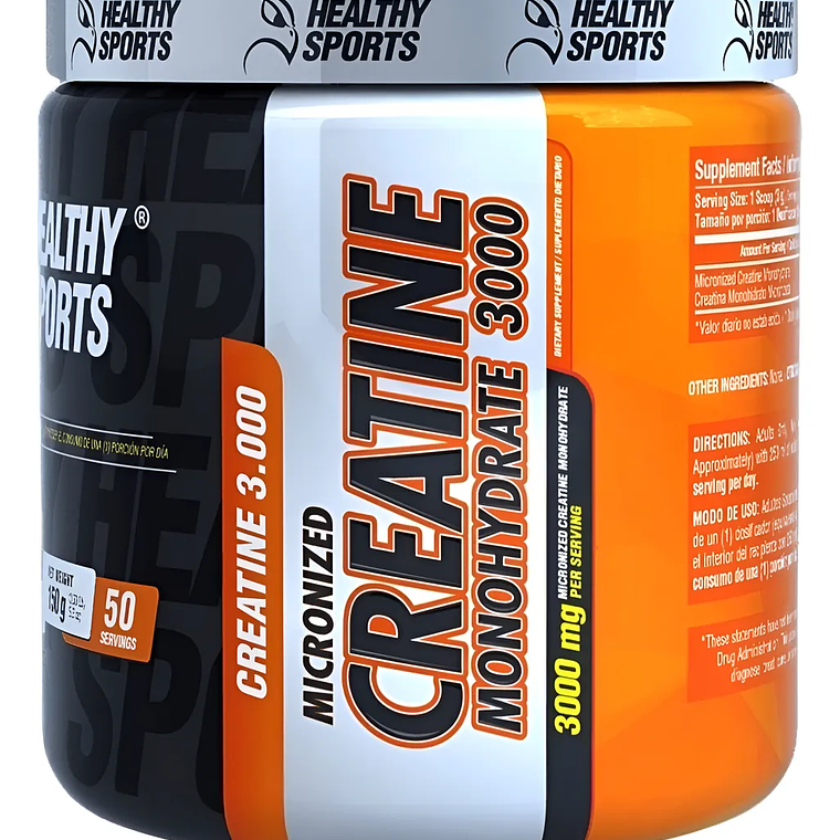 Creatina Monohidratada 3000 x 150g - Healthy Sports 4