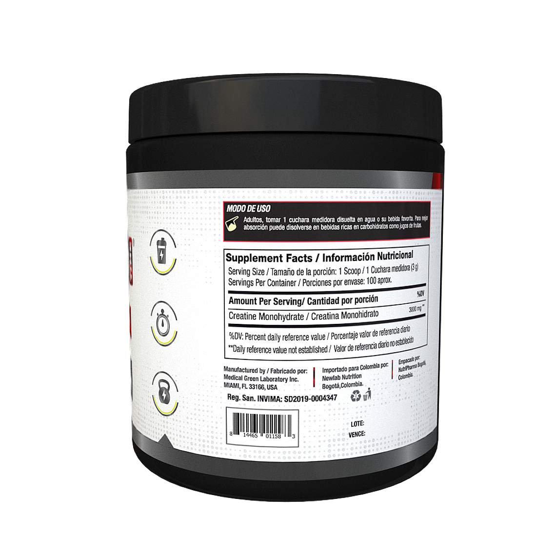 Creatine Time x 300 gramos - Vitanas 2