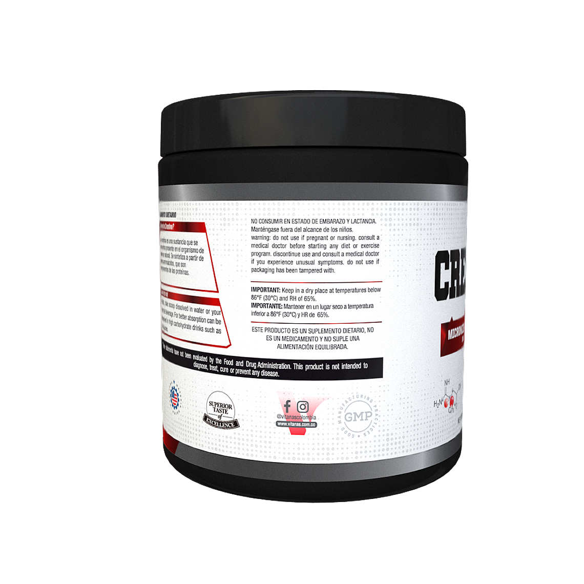 Creatine Time x 300 gramos - Vitanas 7