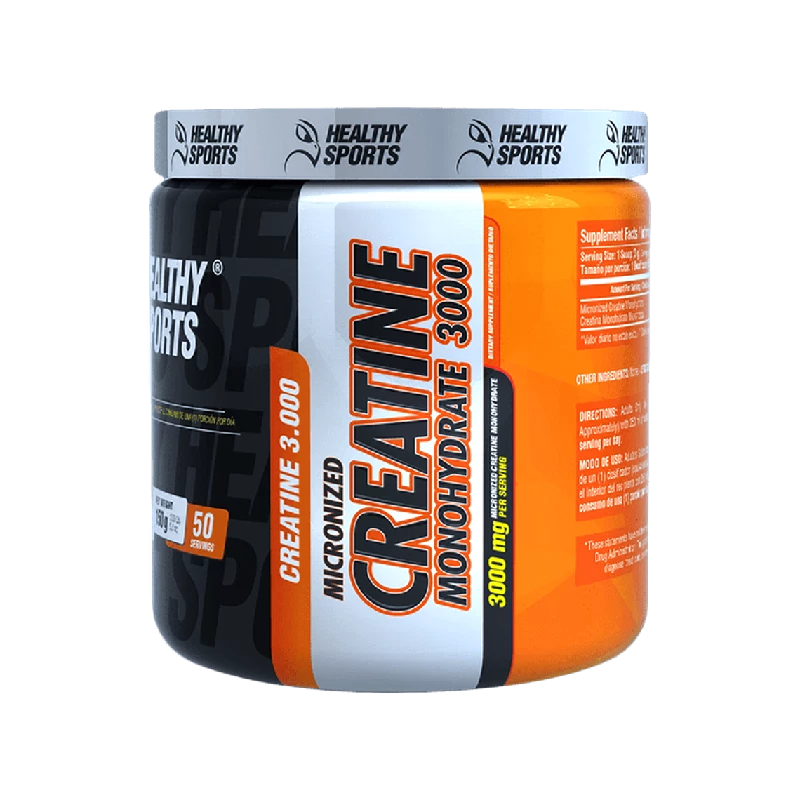 Creatina Monohidratada 3000 x 150g - Healthy Sports 1