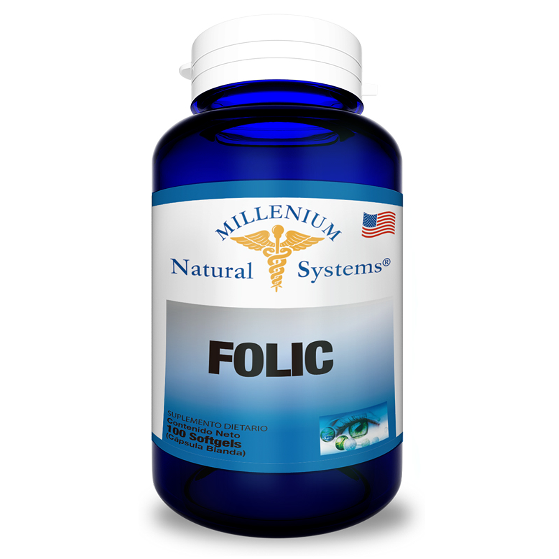 Folic x 100 softgels - Natural Systems 1