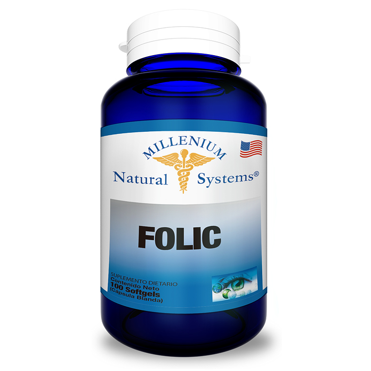 Folic x 100 softgels - Natural Systems 1