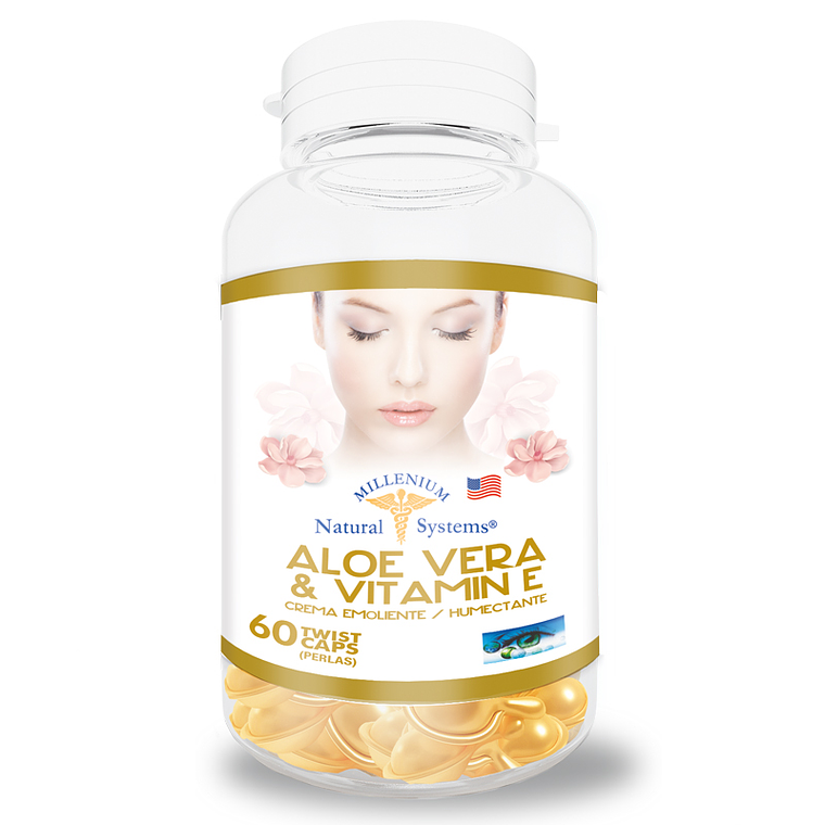 Aloe Vera + Vitamina E x 60 perlas - Natural Systems 1