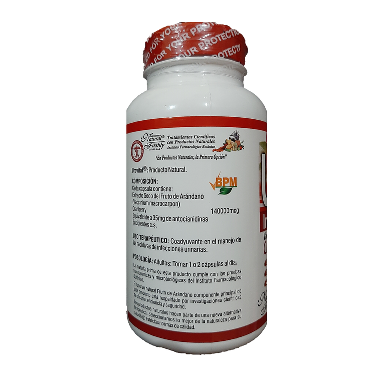 Urovital x 60 cápsulas - Natural Freshly 3