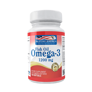 Omega 3 - Fish Oil x 100 caps - Healthy America