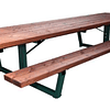Mesa Picnic Madera y Metal – Perfil Rectangular