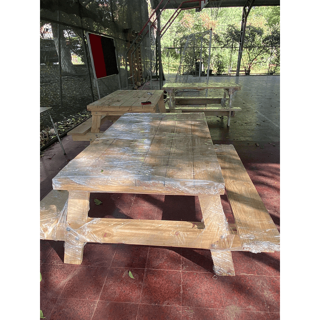 Mesa de picnic madera