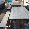Mesa Picnic de Madera y Metal – Perfil Cuadrado
