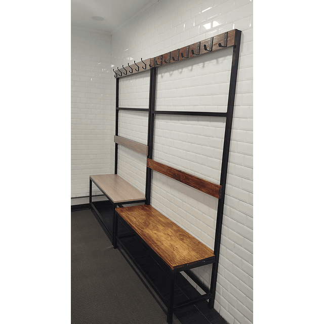 Banca camarin con perchero