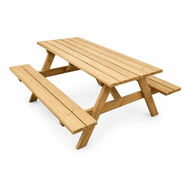 Mesa de picnic madera