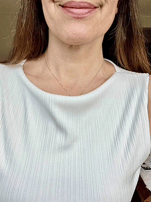 Top plisado sin mangas Catania