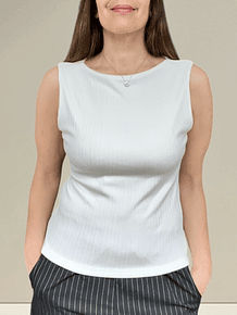 Top plisado sin mangas Catania