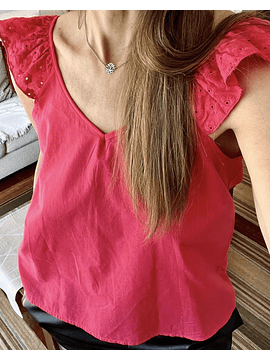 Blusa magenta Lisana