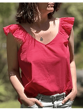 Blusa magenta Lisana