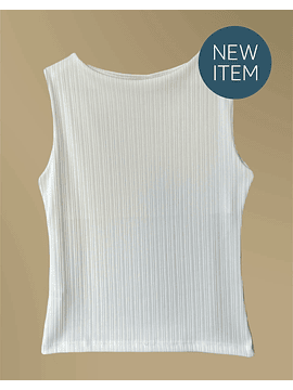 Top texturado sin mangas Catania