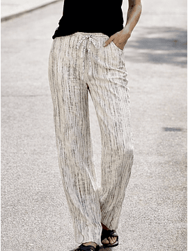 Pantalon palazzo estampado Tropea