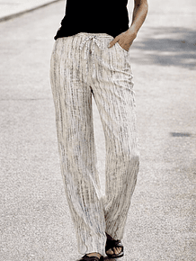 Pantalon palazzo estampado Tropea