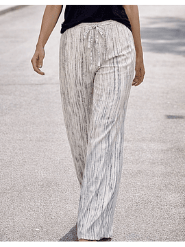 Pantalon palazzo estampado Tropea