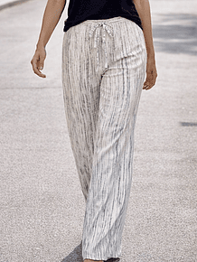 Pantalon palazzo estampado Tropea