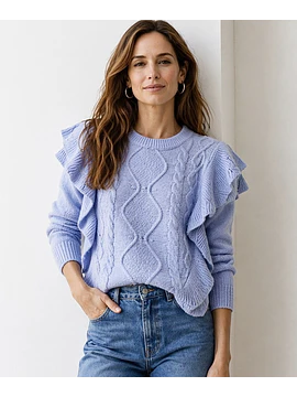 Chaleco con volados Máxima