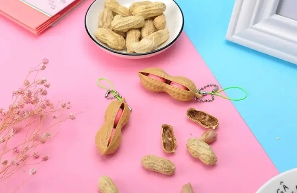 Pack 2 Fidgets Apretables – Arveja y Maní para Calmar y Enfocar 🥜🤏 3