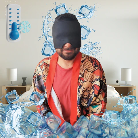 Gorro Compresivo Calmante 180° – Apoyo Sensorial Frío/Calor para tu Bienestar 🌡️💙