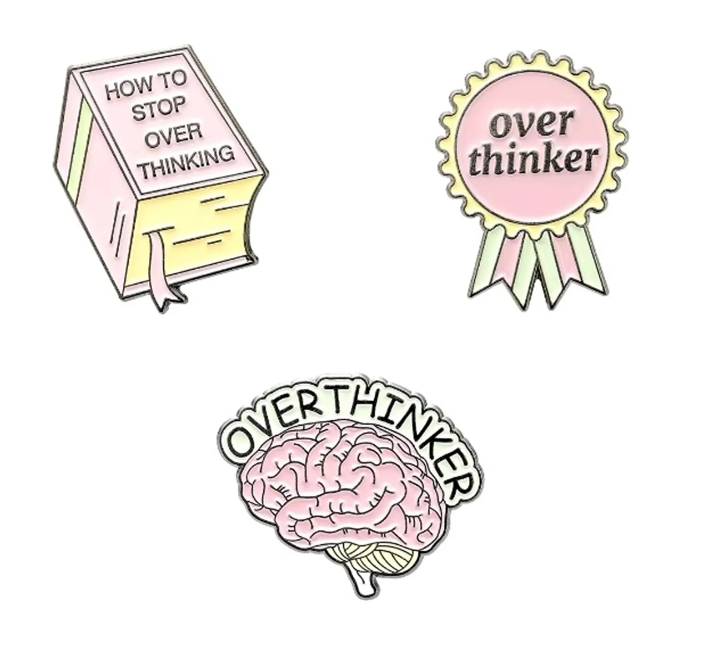 Pin Overthinker – Ríete de tu mente intensa sin esconderla  ✨🧠 4