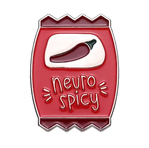Pin “Neurospicy” – ¡Exprésate con Sazón! 🌶️🧠 