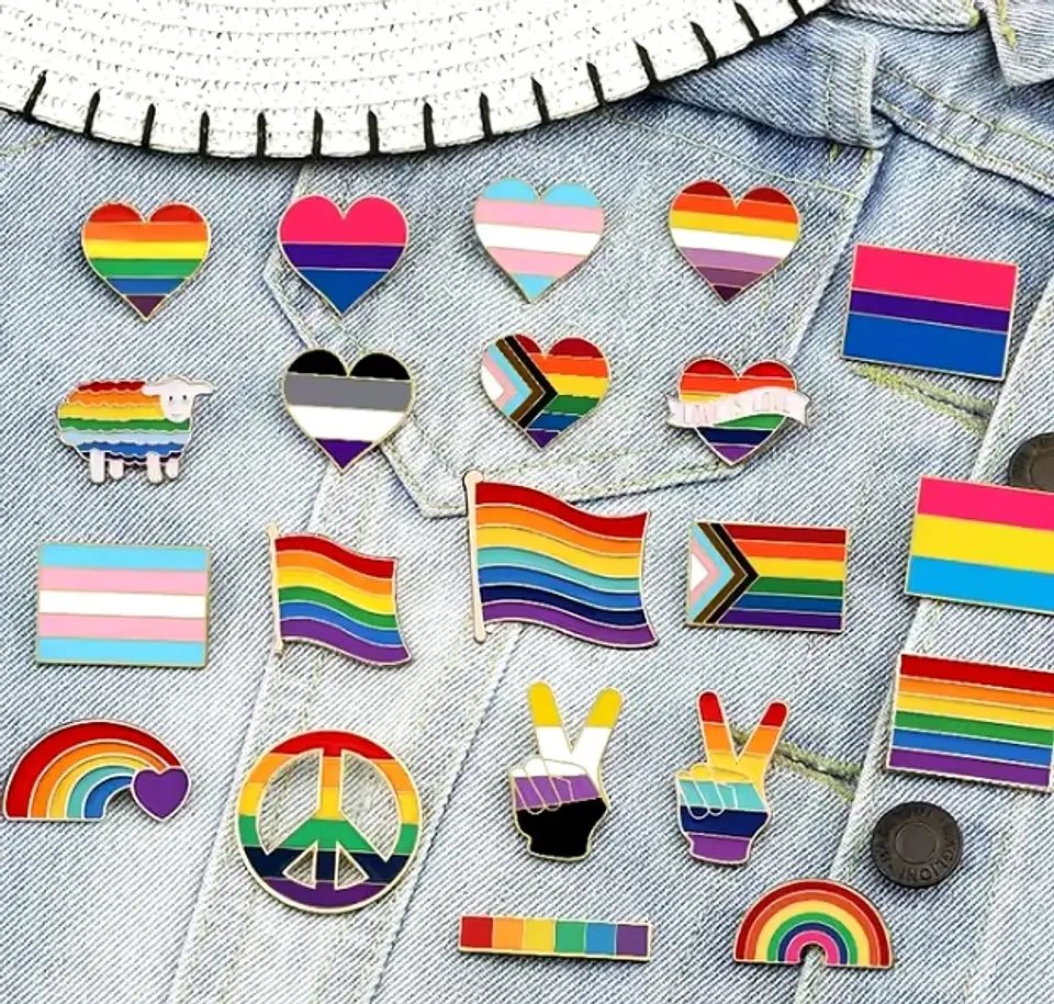 Pines Orgullo LGBTQ+ 🏳️‍🌈 – Diversidad Sexual y de Género para Llevar Puesta 🦋✨  1
