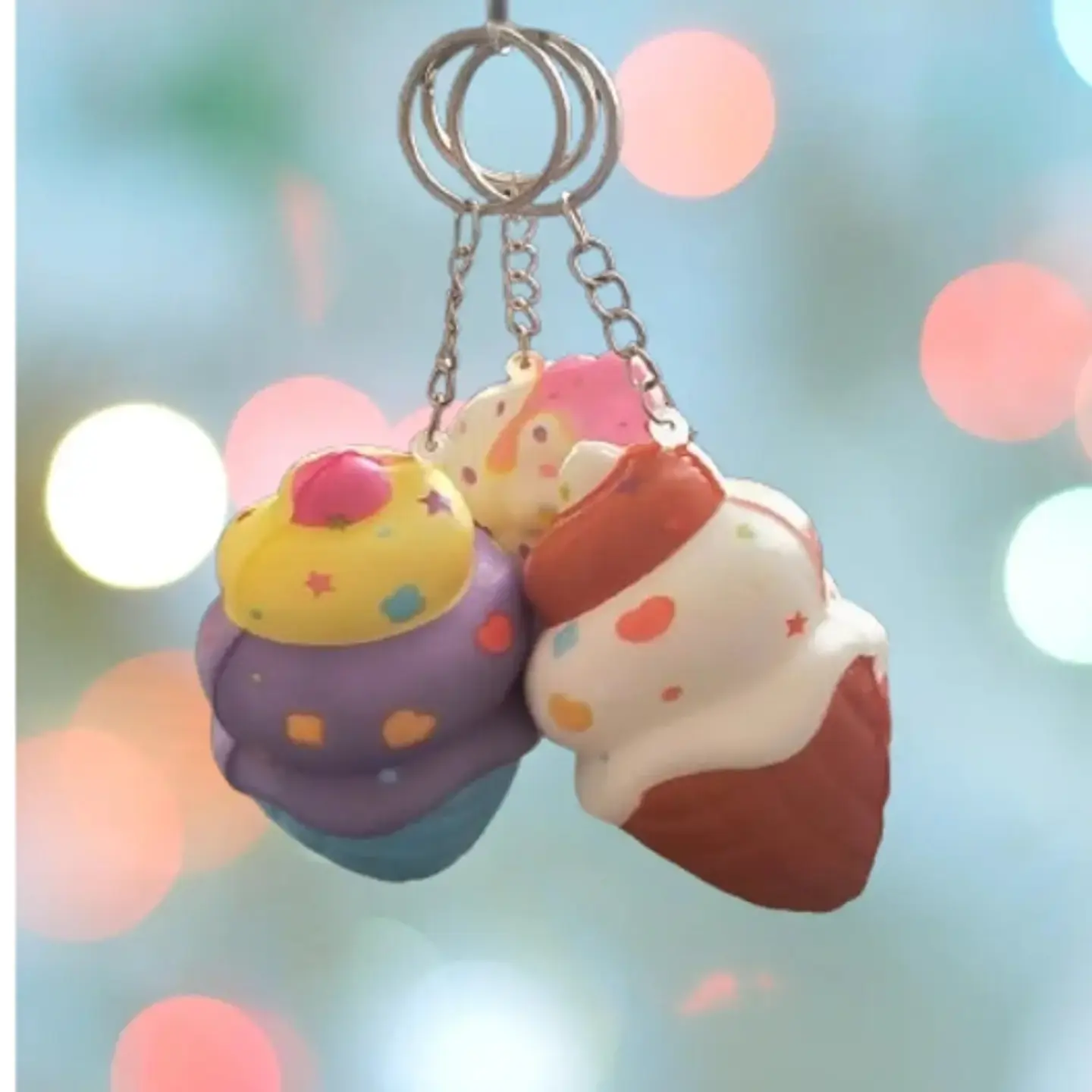 Llaveros Squishy 🍦🧁🦄 – Antiestrés Sensorial para Llevar a Todas Partes 10