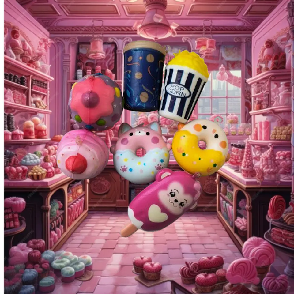 Squishies Dulces de Bolsillo – Pack 7U para manos inquietas y mente sobreestimulada 🍦 6