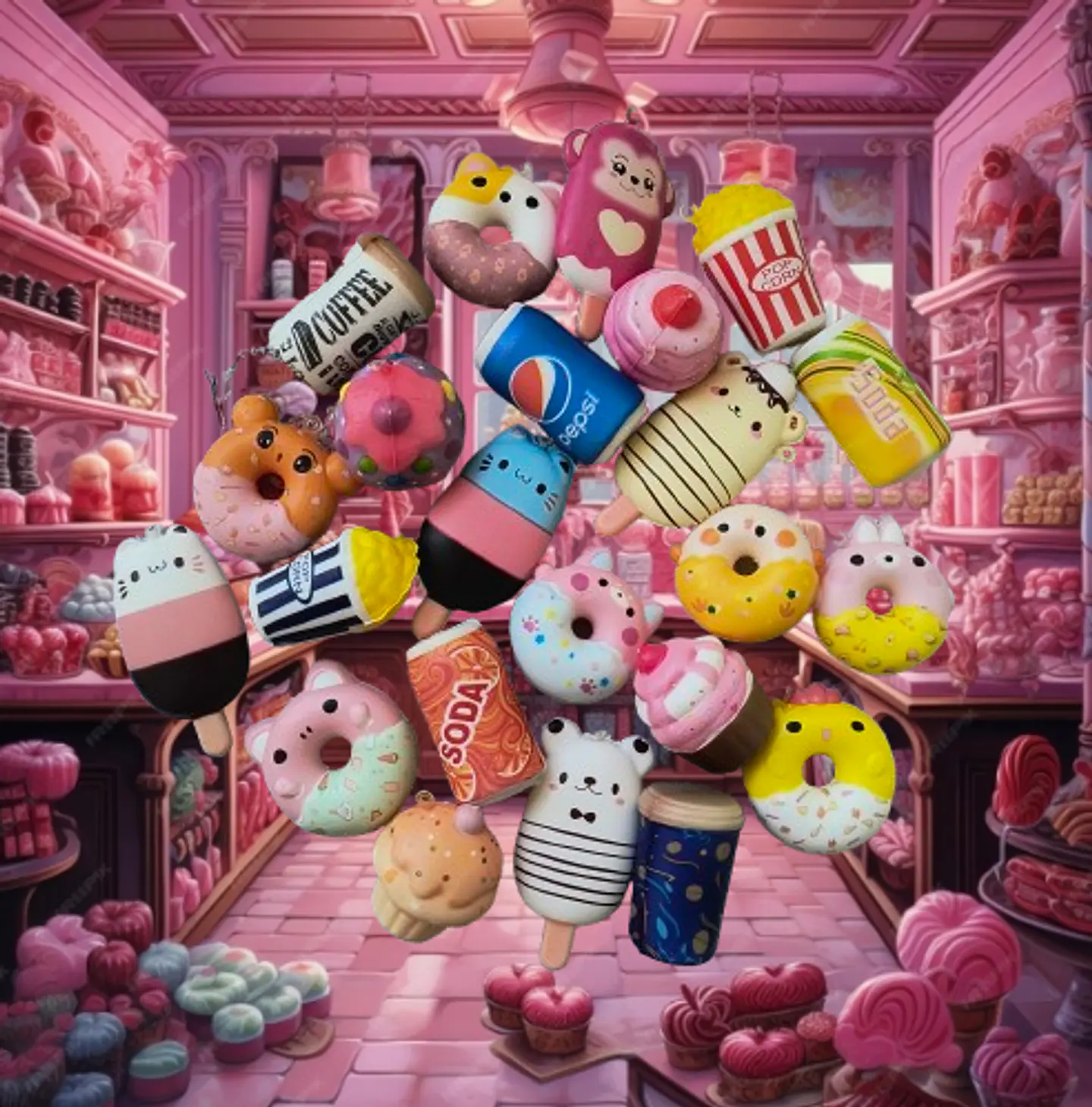 Squishies Dulces de Bolsillo – Pack 7U para manos inquietas y mente sobreestimulada 🍦 2