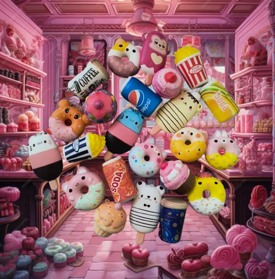 Squishies Dulces de Bolsillo – Pack 7U para manos inquietas y mente sobreestimulada 🍦 2
