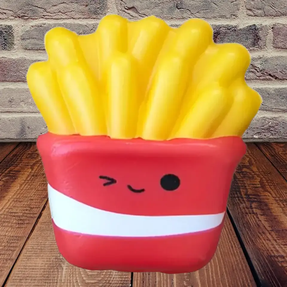 Pack Sensorial Mini Squishies – Combo antiestrés para calmar y enfocar 🍟🍔🍩 10