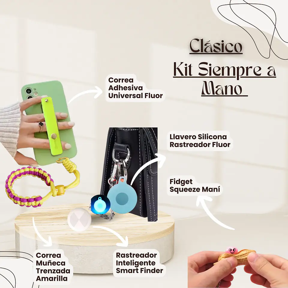 Kit Siempre a Mano – Seguridad, Regulación y Organización sin esfuerzo 📱🔑🧘‍♀️ 1