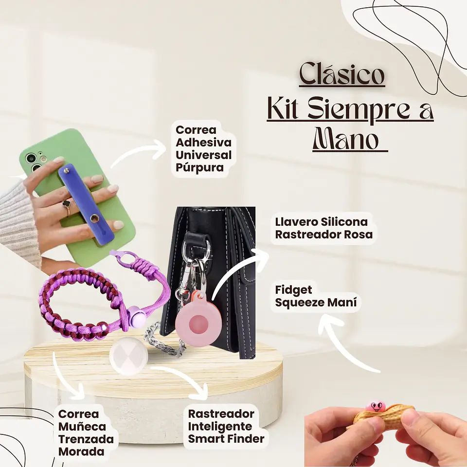 Kit Siempre a Mano – Seguridad, Regulación y Organización sin esfuerzo 📱🔑🧘‍♀️ 3