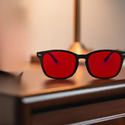 Lentes Rojos Antifatiga – Para calmar tus ojos y dormir mejor