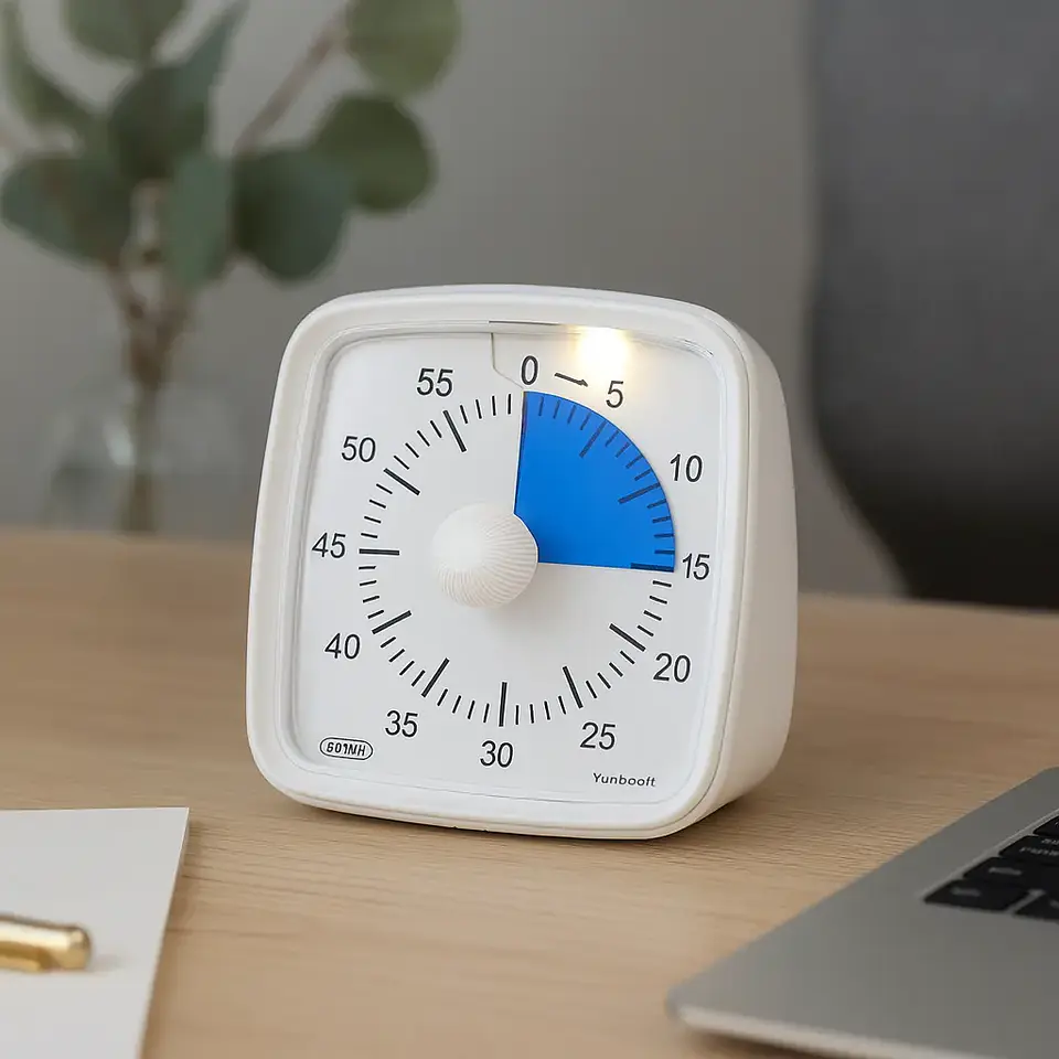 Temporizador Visual con Color – Enfócate sin perder la noción ⏱️🌈 1