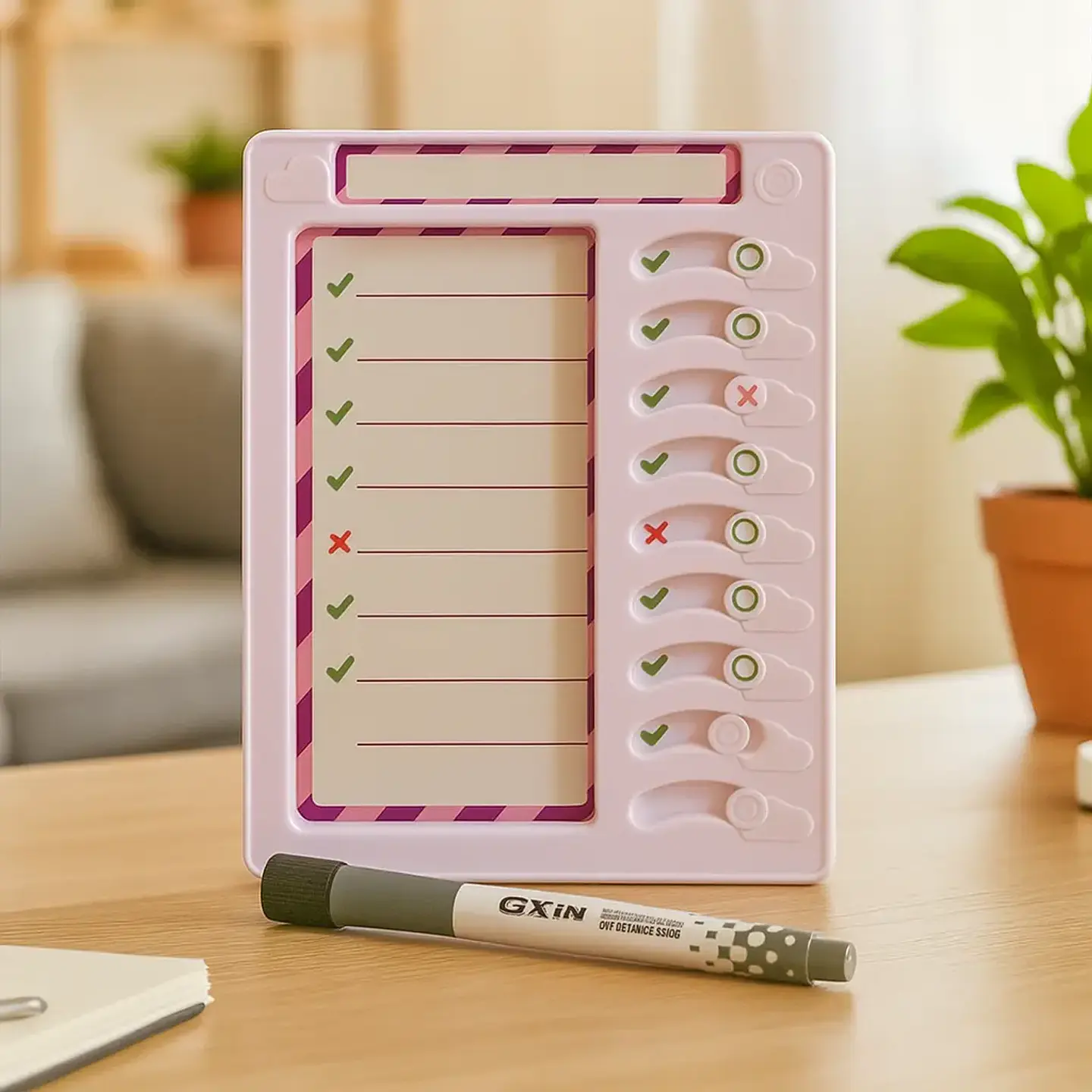 Planificador con Deslizador Checklist– Organiza, Enfoca y Avanza sin Agobios ✨📋 1