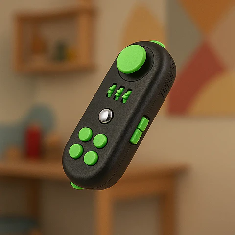 Joystick Fidget Antiestrés – Palanca y Botones para Regular, Jugar y Concentrarte 🎮✨