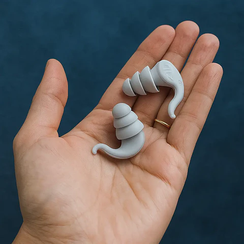 Tapones de Silicona 3 Capas – Protección cómoda para ruido fuerte y continuo 🎧