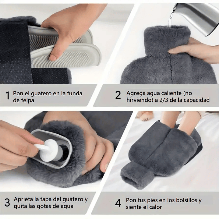 Guatero Suave con Bolsillos – Calor reconfortante para pies fríos y días intensos 9