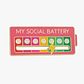 Pin de Batería Social - Expresa tu Energía de Forma Creativa 🔋💬 - thumbnail 2